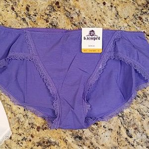 Add on $3 New Purple B.Temptd bikini underwear Small